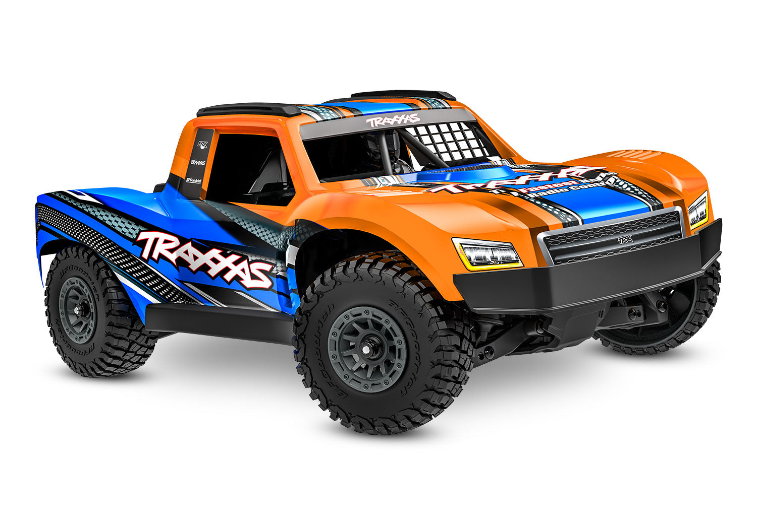 Traxxas Mini Slash® Brushless 1/16 4WD RTR Short Course Truck (Orange) w/TQ™ 2.4Ghz Radio, Battery