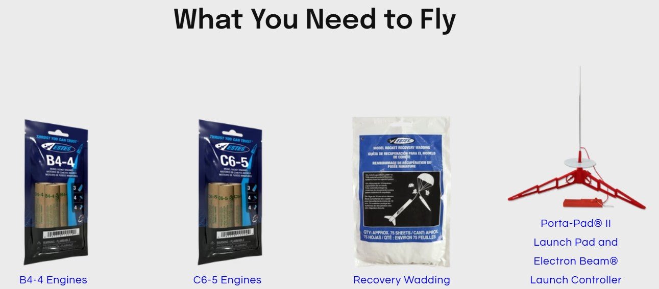 Alpha Rocket Kit, Skill Level 1