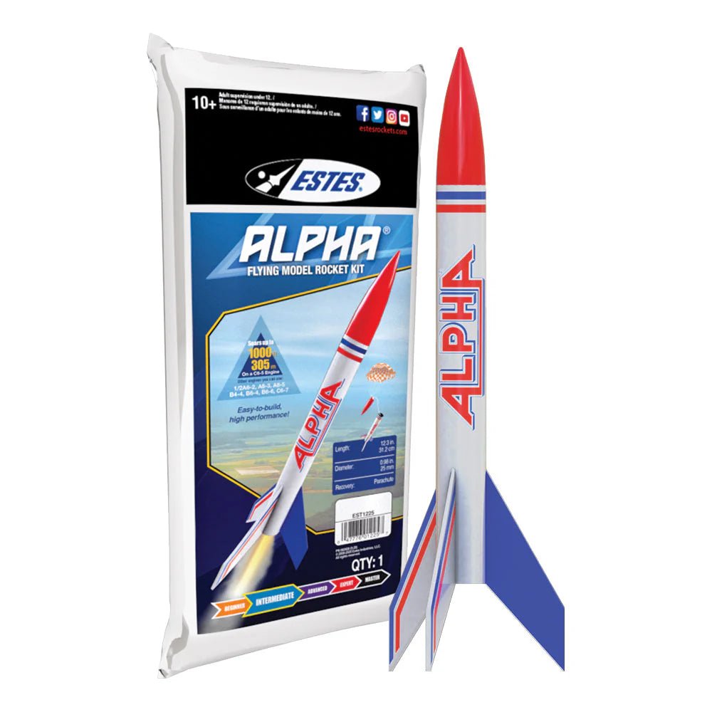 Alpha Rocket Kit, Skill Level 1