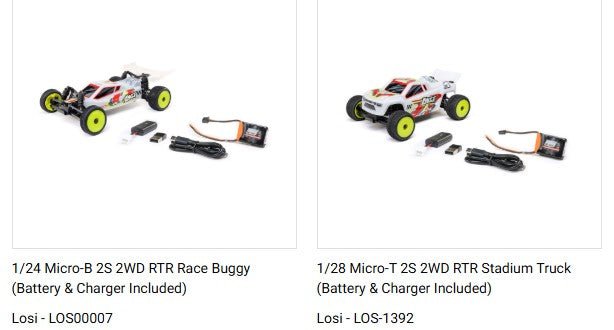 Losi Assembled Shocks Set For Losi Micro-B 1/24 & Losi Micro-T 1/28