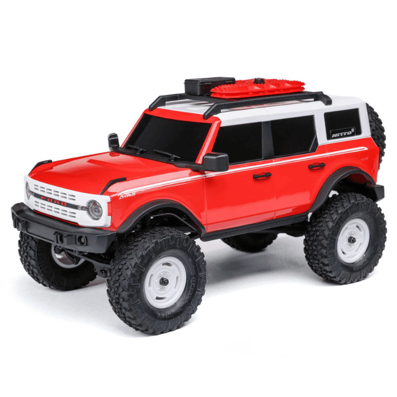 Axial SCX24 Ford Bronco Hard Body 1/24 4WD RTR Scale Mini Crawler (Heritage Red) w/2.4GHz Radio, Battery & Charger