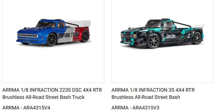 Arrma Aluminum Steering Rack / 1/8 Infraction V3 3S , Infraction 223S