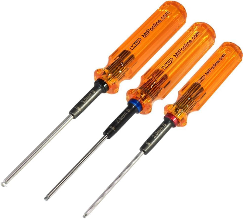 MIP Gen 2 Metric Ball End Hex Driver Wrench Set (2.0, 2.5 & 3.0mm)