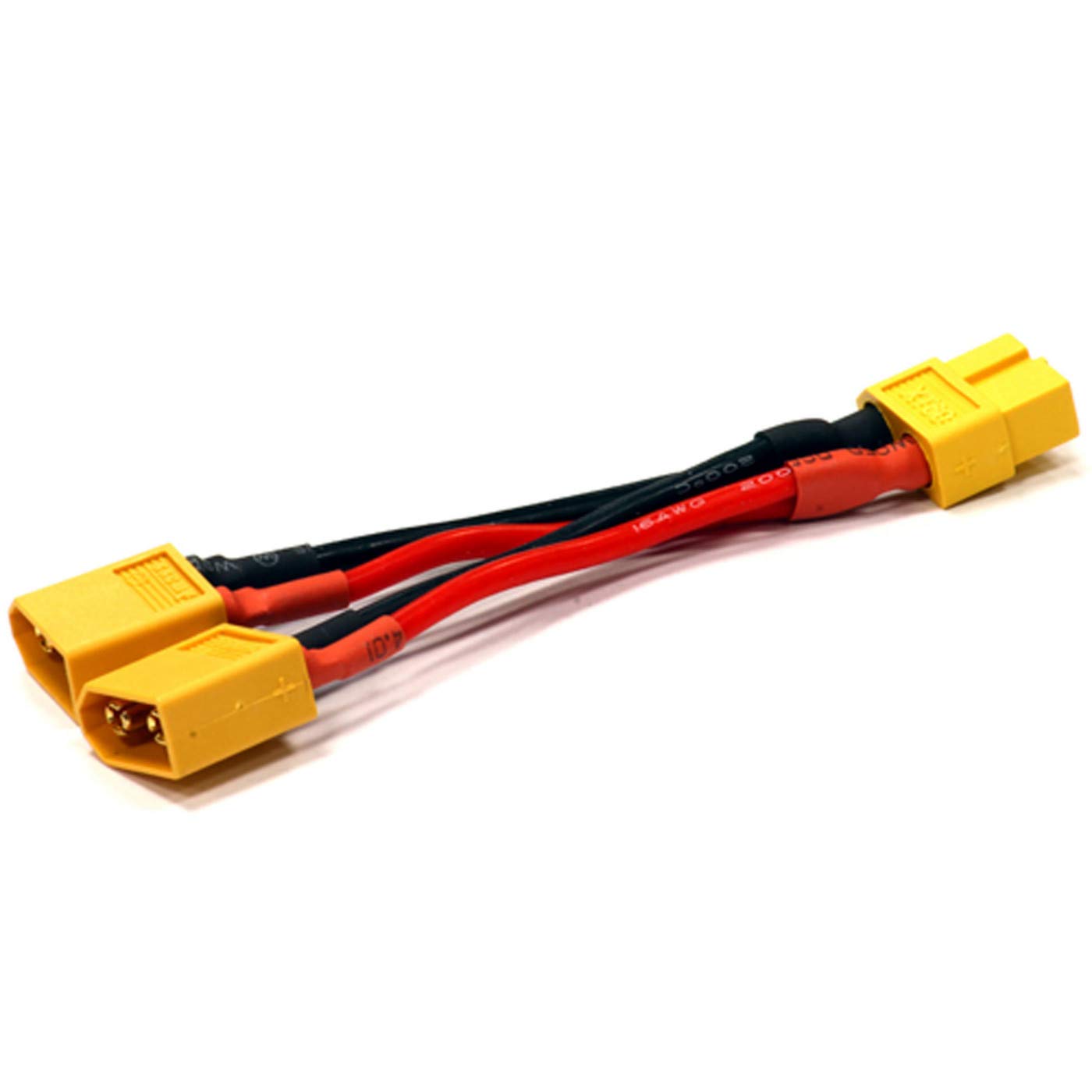 Integy RC XT60 Parallel 2-Battery Connector Adapter Wire Harness