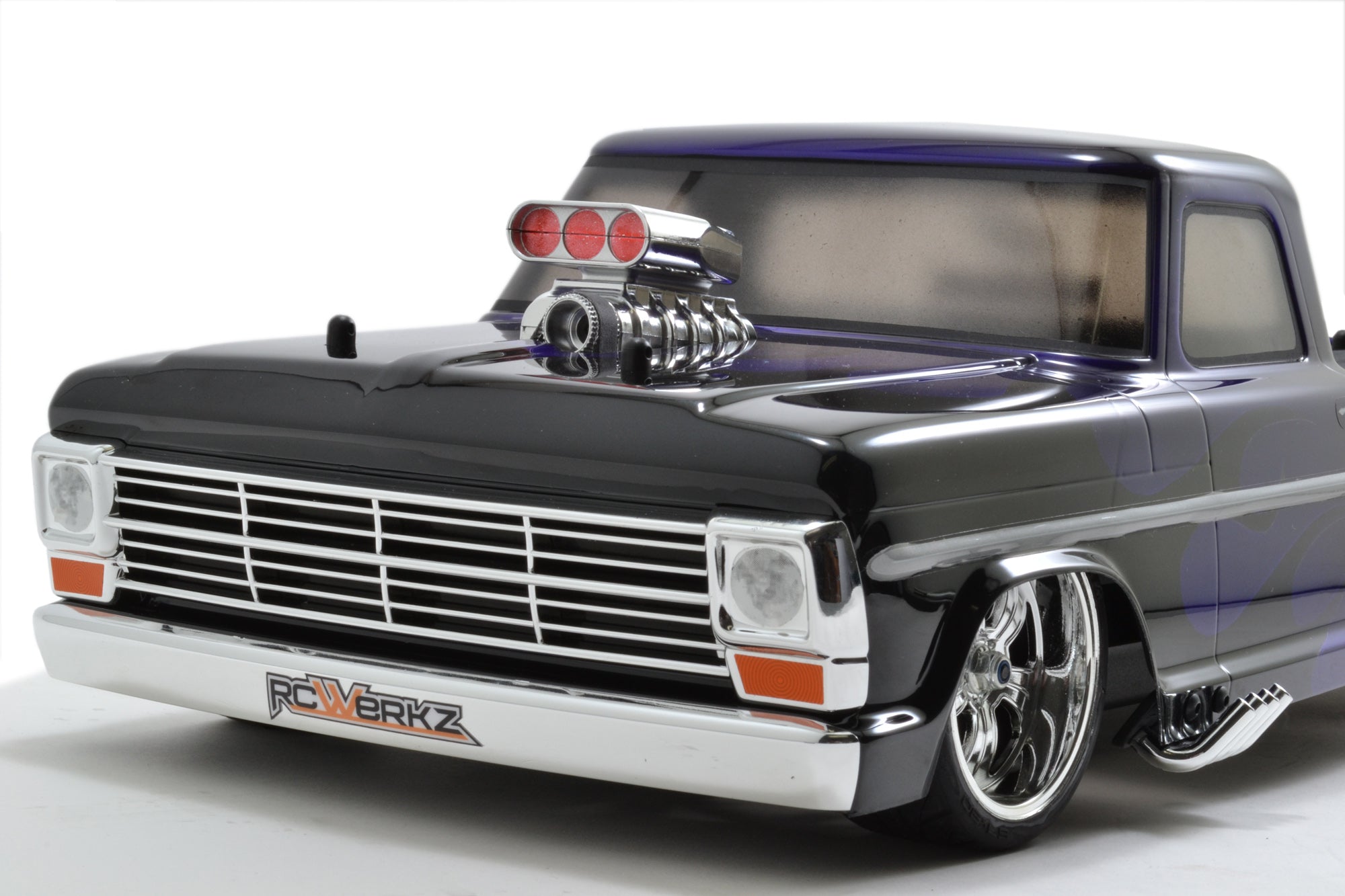 RPM Mock Intake & Blower Set (Chrome) For Drift & Crawler 1/10 and 1/8 Bodies