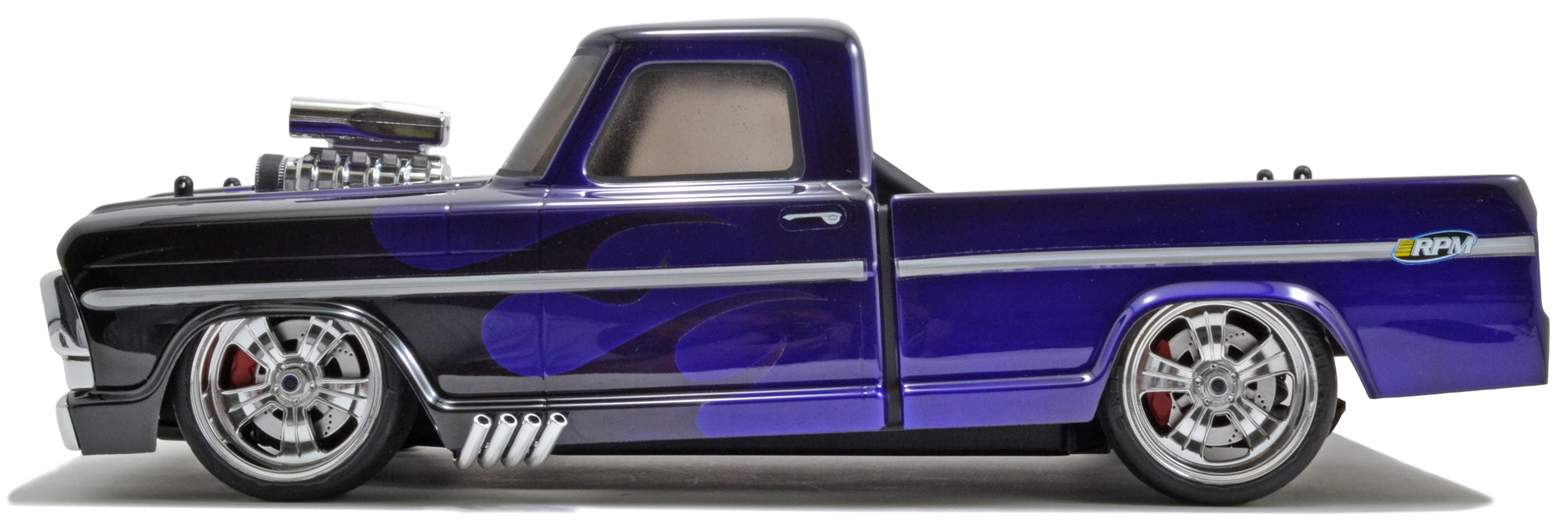 RPM Mock Intake & Blower Set (Chrome) For Drift & Crawler 1/10 and 1/8 Bodies