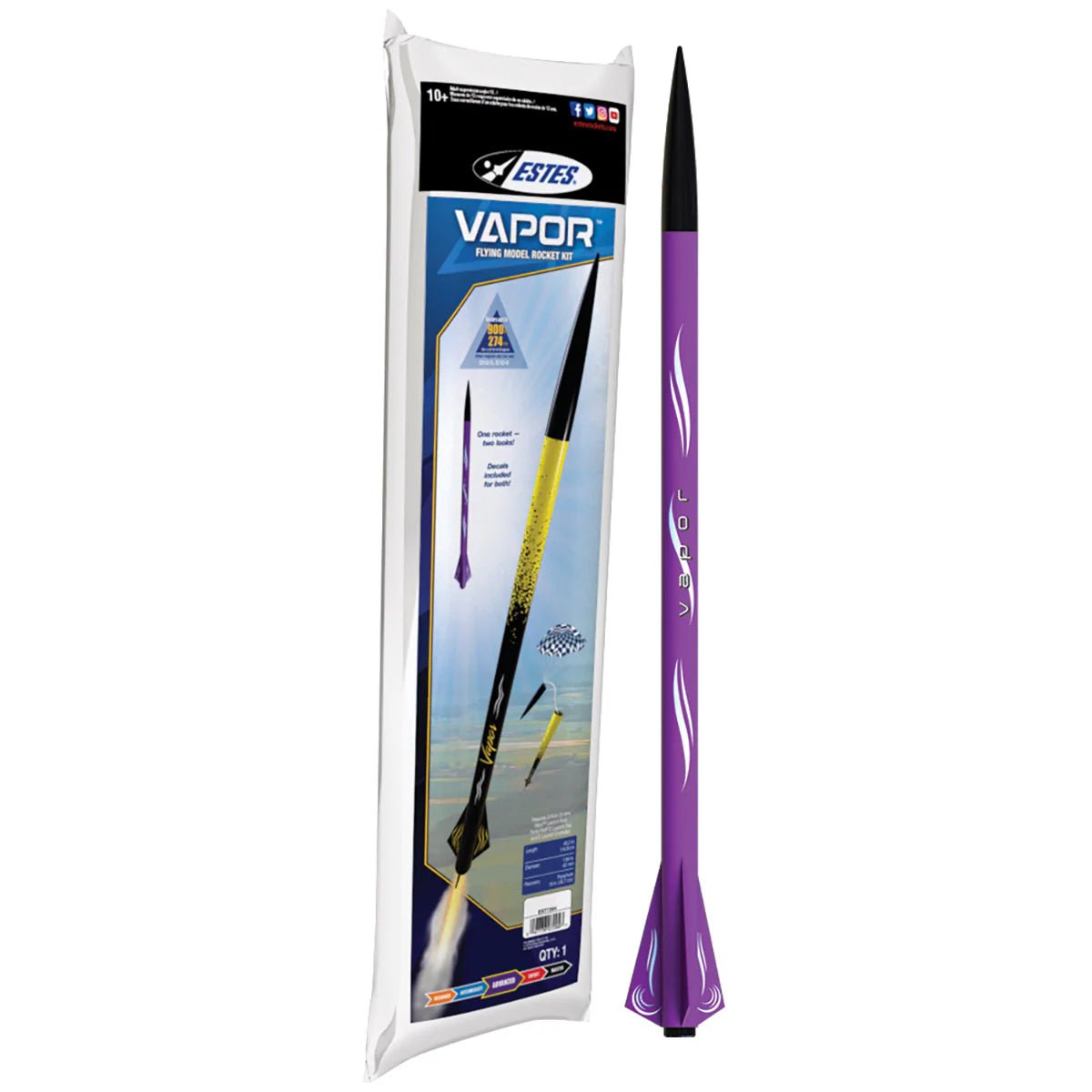 Estes Vapor™ Flying Model Rocket Kit