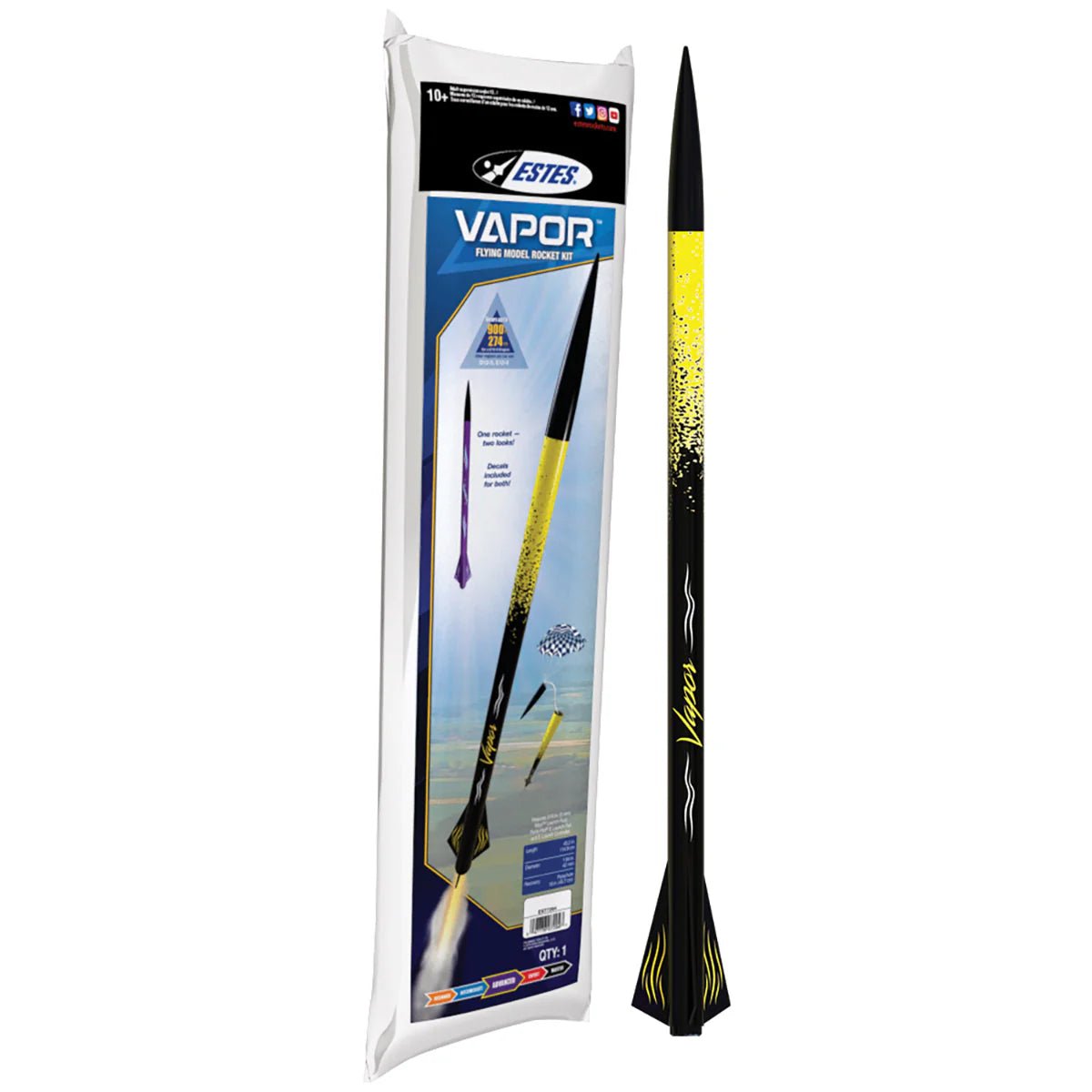 Estes Vapor™ Flying Model Rocket Kit