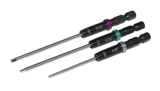 MIP Gen 2 Speed Tip Hex Driver Power Tool Tip Set (SAE) (1/16", 5/64" & 3/32")