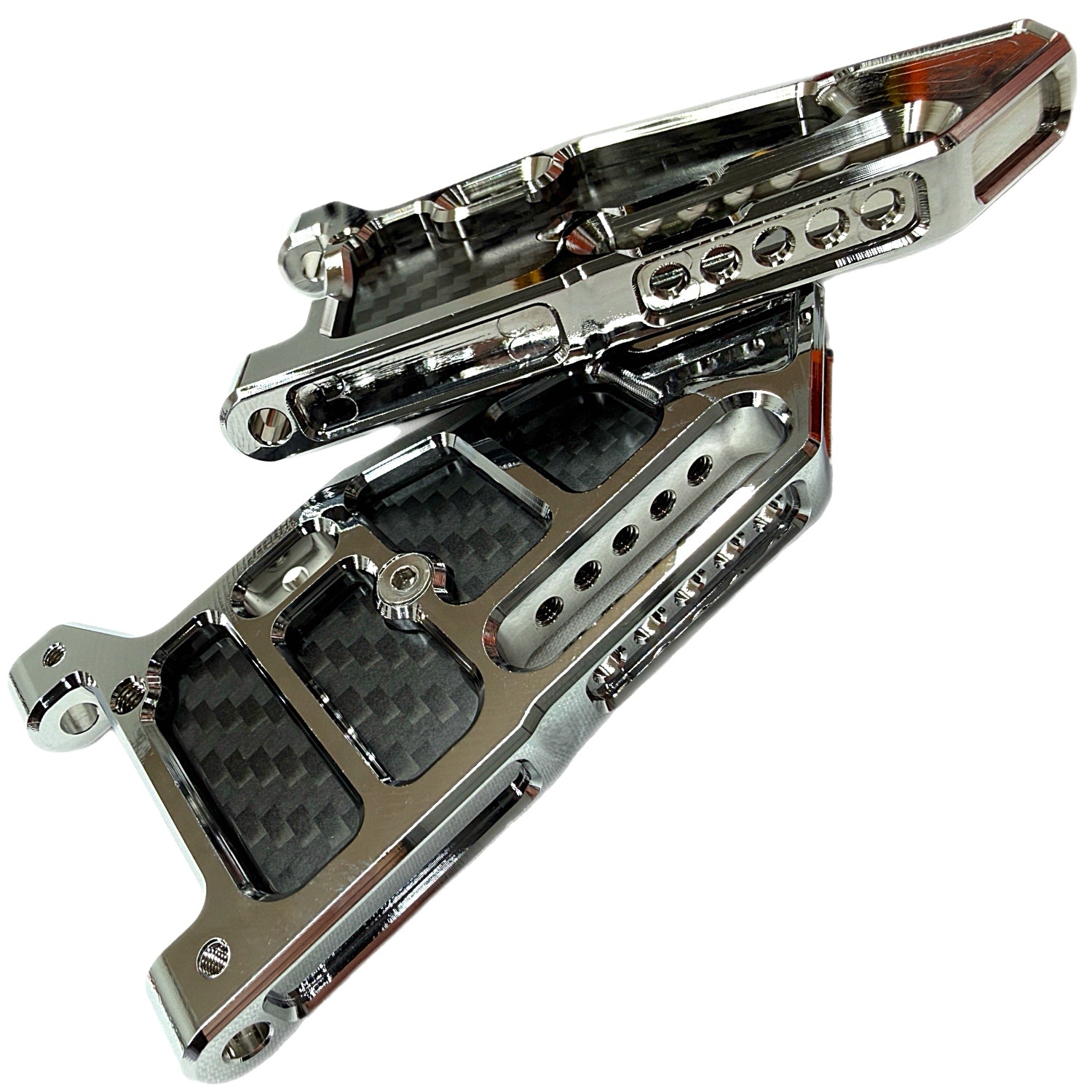Perfect Pass Carbon Fiber Reinforced 7075 Aluminum A-Arm Suspension Kit For Arrma Limitless / Infraction / Felony / Typhon 6s