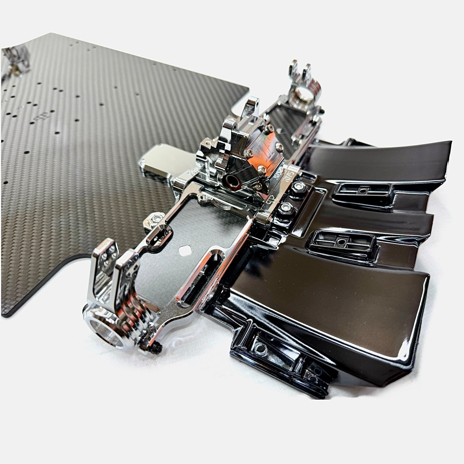 Perfect Pass 7075 Aluminum Reinforced Carbon Fiber GT Chassis For 1/7 Arrma