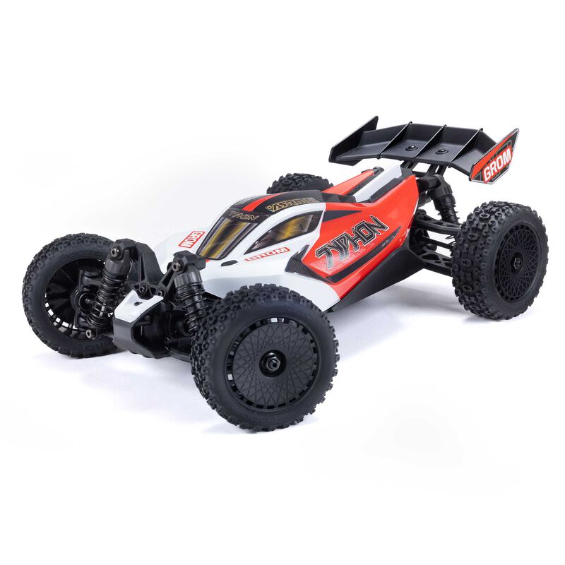 Arrma Typhon Grom MEGA 4WD 380 Brushed 1/18 Buggy RTR (Red/White) w/SLT2 2.4GHz Radio, Battery & Charger
