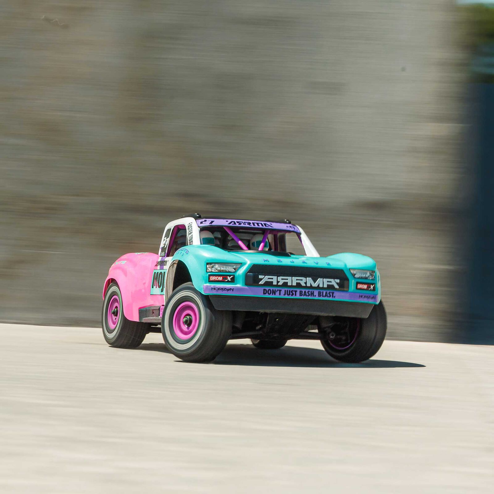 Arrma Mojave Grom 223S BLX Brushless 4X4 Small Scale Desert Truck RTR with Battery & Charger, Teal