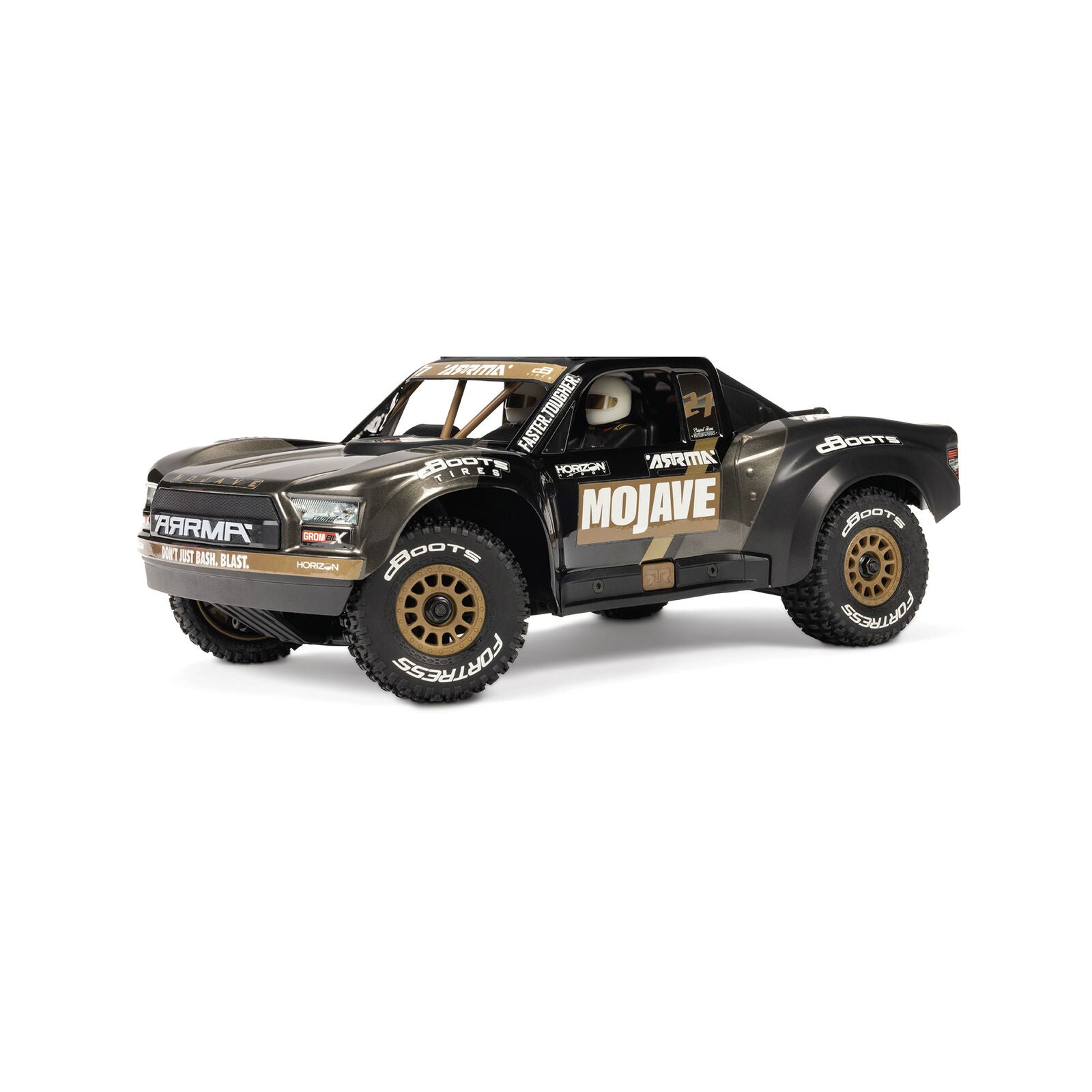 Arrma Mojave Grom 223S BLX 1/18 Brushless RTR 4WD Desert Truck (Black) w/SLT2 2.4GHz Radio & DSC
