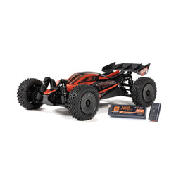 Arrma Typhon Grom 223S BLX Brushless 4X4 Small Scale Buggy RTR with Battery & Charger, Red
