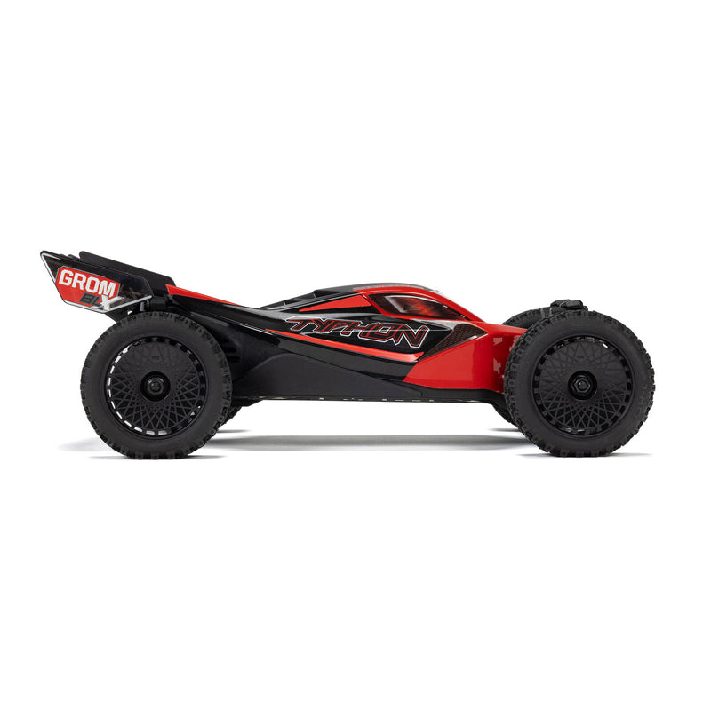 Arrma Typhon Grom 223S BLX Brushless 4X4 Small Scale Buggy RTR with Battery & Charger, Red