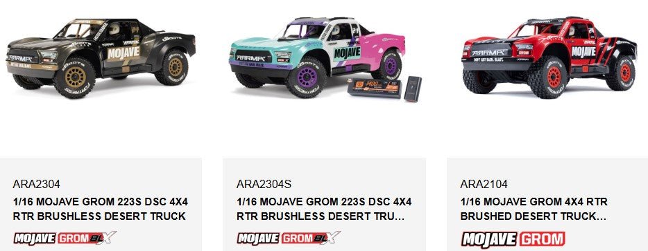 Hot Racing Arrma® Mojave™ Grom Steel Rear CVD Axle Drive Shafts (2)