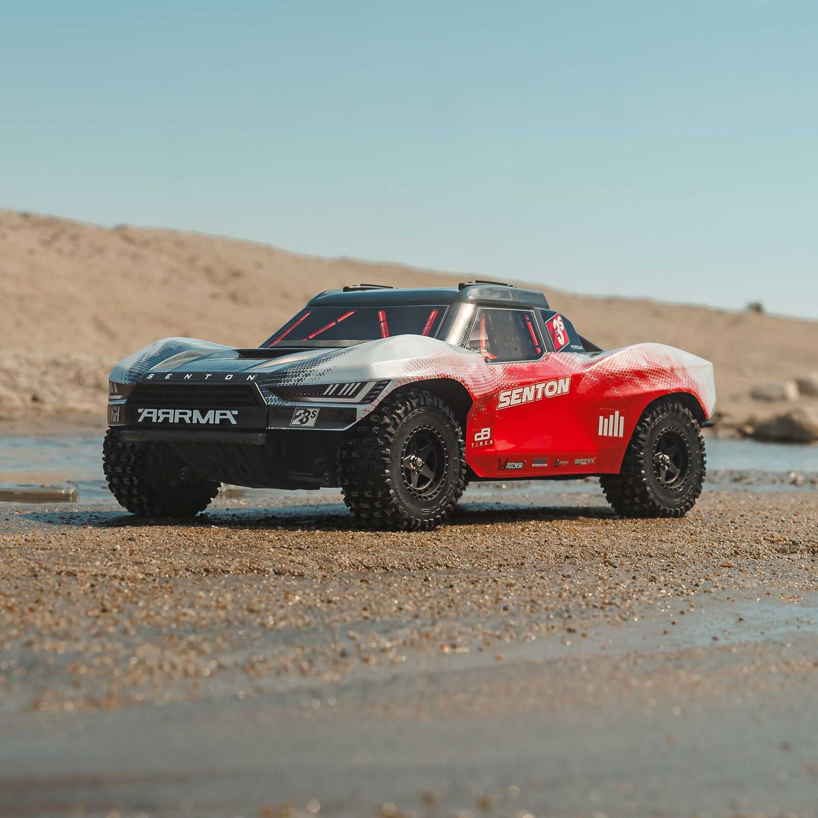 Arrma Senton 223S 1/10 BLX Brushless RTR 4WD Short Course Truck (Red) w/SLT3 2.4GHz Radio & DSC