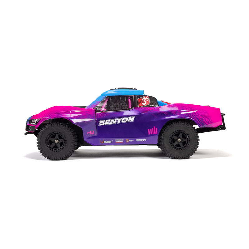 Arrma Senton 223S 1/10 BLX Brushless RTR 4WD Short Course Truck (Blue) w/SLT3 2.4GHz Radio & DSC
