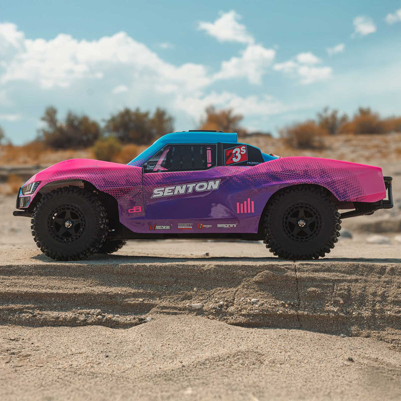 Arrma Senton 223S 1/10 BLX Brushless RTR 4WD Short Course Truck (Blue) w/SLT3 2.4GHz Radio & DSC