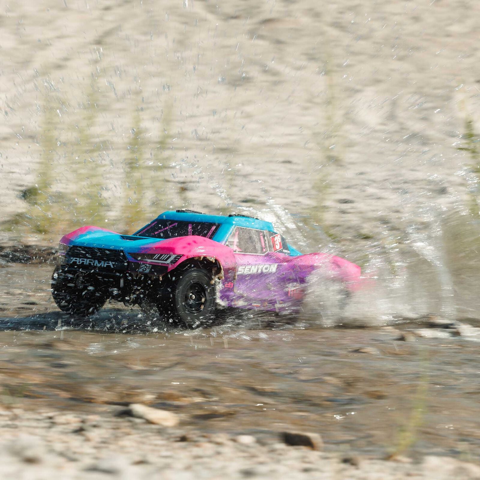 Arrma Senton 223S 1/10 BLX Brushless RTR 4WD Short Course Truck (Blue) w/SLT3 2.4GHz Radio & DSC