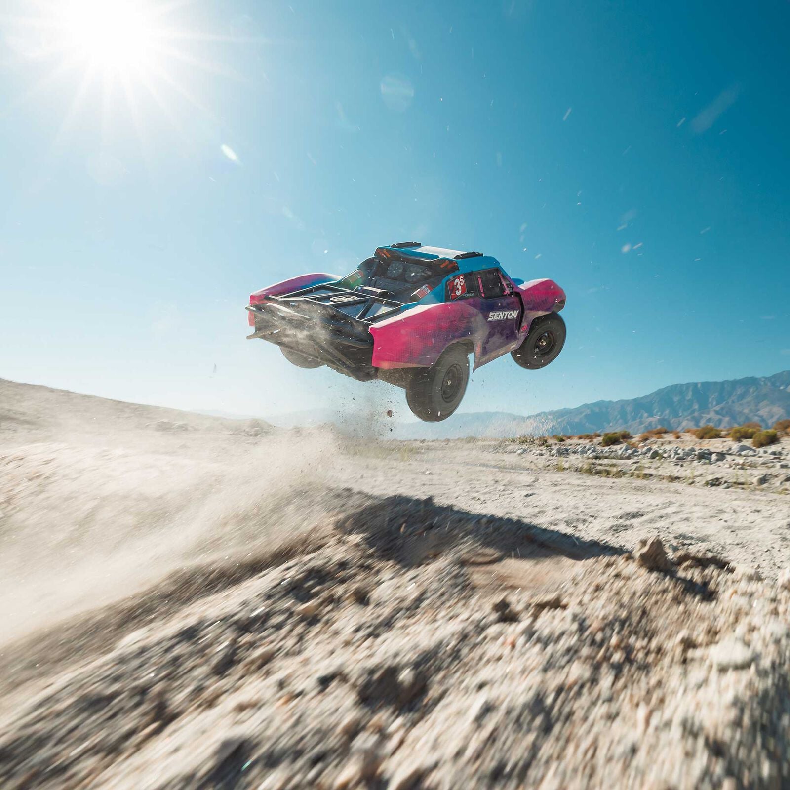 Arrma Senton 223S 1/10 BLX Brushless RTR 4WD Short Course Truck (Blue) w/SLT3 2.4GHz Radio & DSC