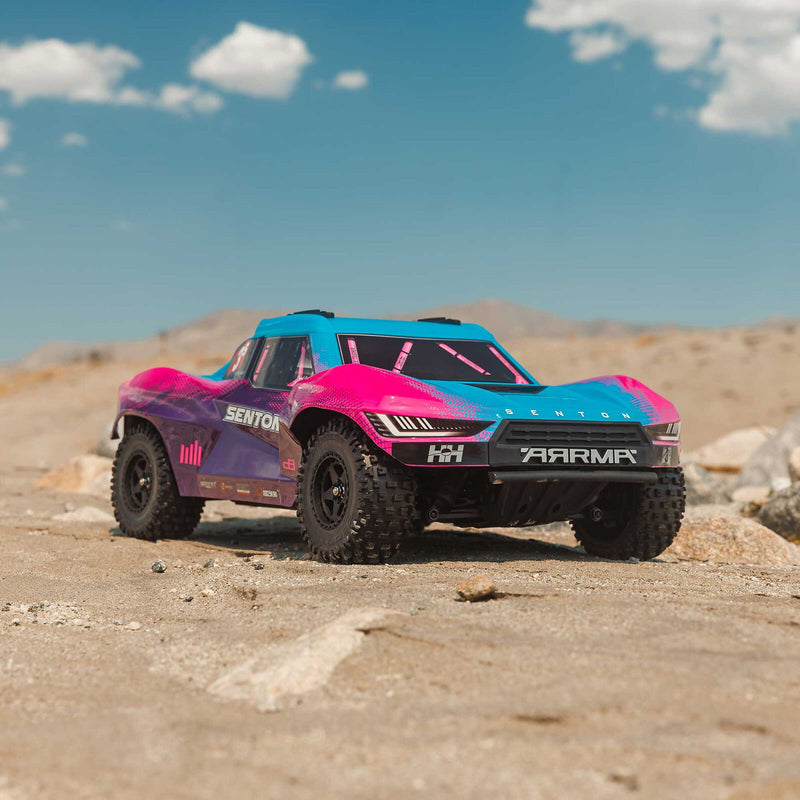 Arrma Senton 223S 1/10 BLX Brushless RTR 4WD Short Course Truck (Blue) w/SLT3 2.4GHz Radio & DSC