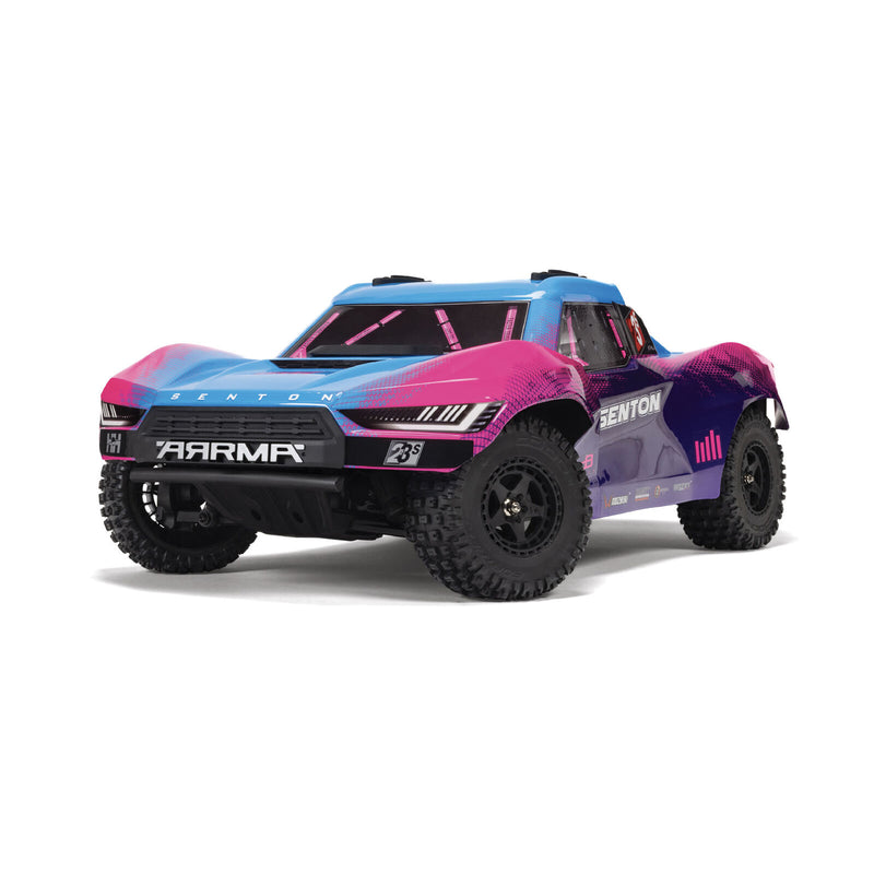 Arrma Senton 223S 1/10 BLX Brushless RTR 4WD Short Course Truck (Blue) w/SLT3 2.4GHz Radio & DSC
