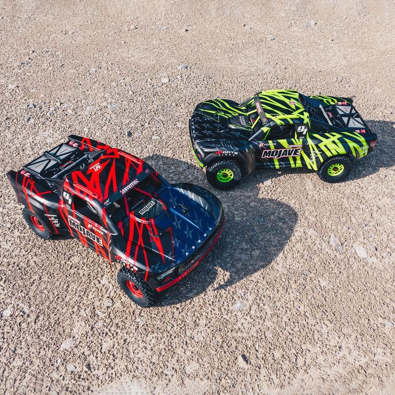 Arrma Mojave 6S BLX Brushless RTR 1/7 4WD RTR Desert Racer (Red/Black) (V2) w/SLT3 2.4GHz Radio