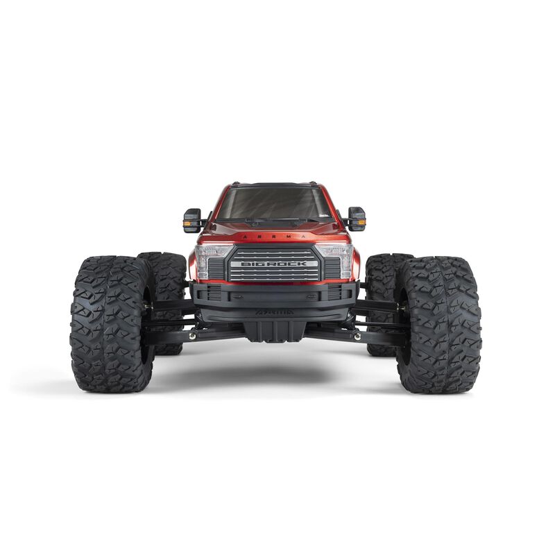 Arrma Big Rock 6S BLX 1/7 RTR 4WD Electric Brushless Monster Truck (Red) w/SLT3 2.4GHz Radio