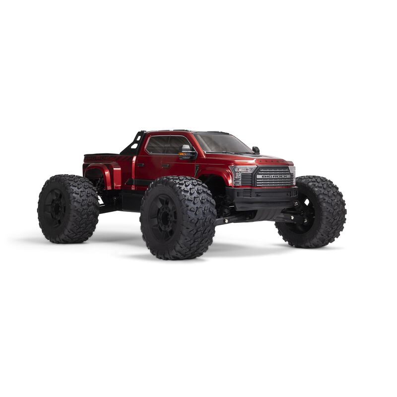 Arrma Big Rock 6S BLX 1/7 RTR 4WD Electric Brushless Monster Truck (Red) w/SLT3 2.4GHz Radio