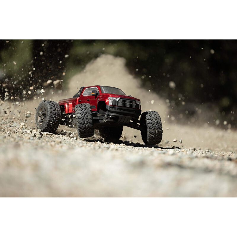 Arrma Big Rock 6S BLX 1/7 RTR 4WD Electric Brushless Monster Truck (Red) w/SLT3 2.4GHz Radio
