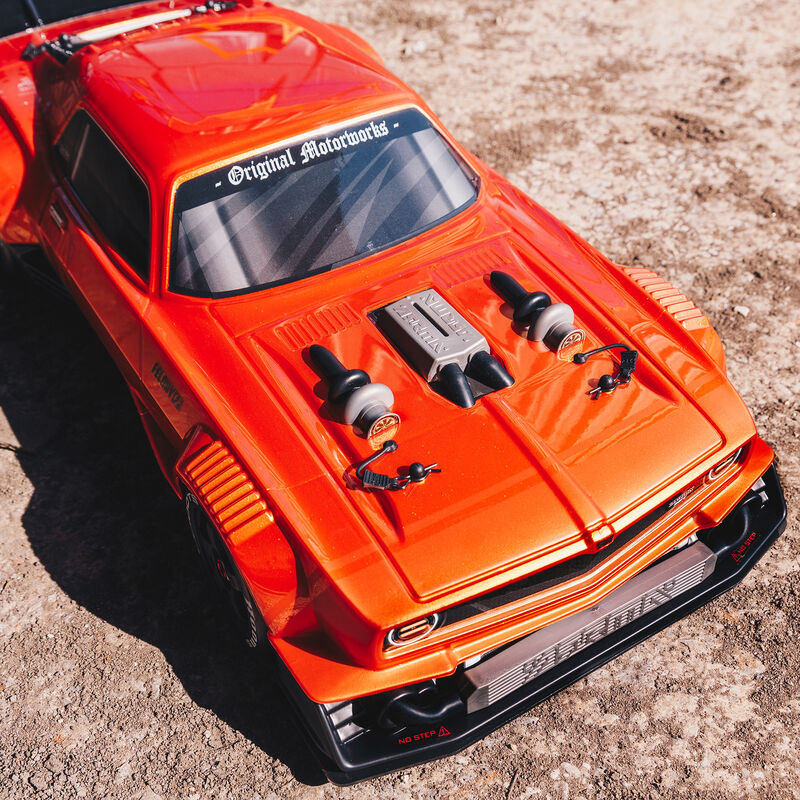 Arrma Felony 6S BLX Brushless 1/7 RTR Electric 4WD Street Bash Muscle Car (Orange) w/DX3 2.4GHz Radio, Smart ESC & AVC