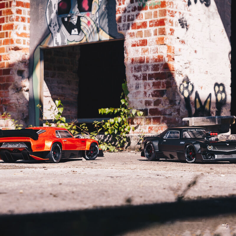 Arrma Felony 6S BLX Brushless 1/7 RTR Electric 4WD Street Bash Muscle Car (Orange) w/DX3 2.4GHz Radio, Smart ESC & AVC