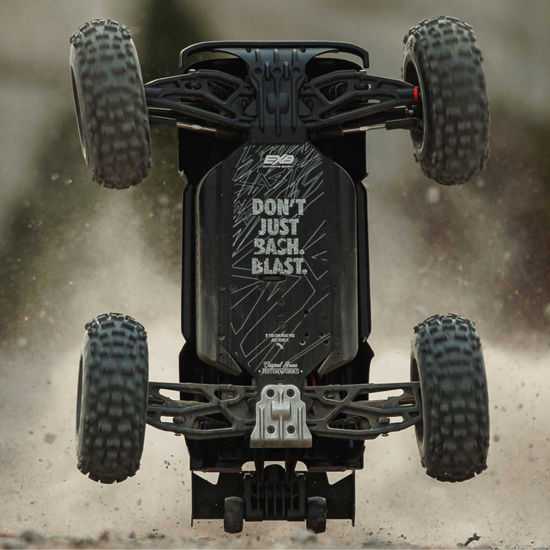 Arrma Notorious 6S BLX Brushless RTR 1/8 Monster Stunt Truck (Black) (V6) w/SLT3 2.4GHz Radio