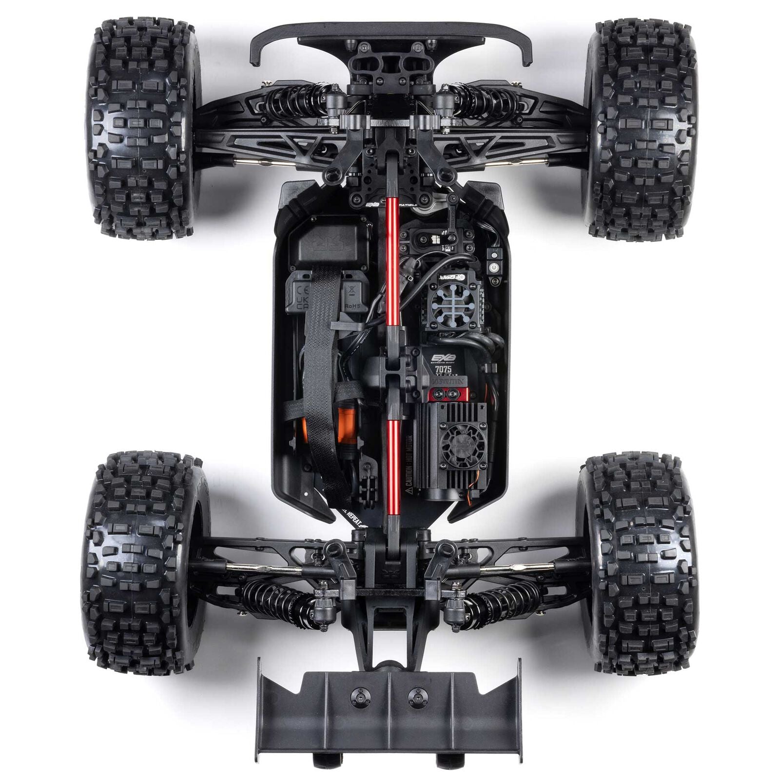 Arrma Notorious 6S BLX Brushless RTR 1/8 Monster Stunt Truck (Black) (V6) w/SLT3 2.4GHz Radio