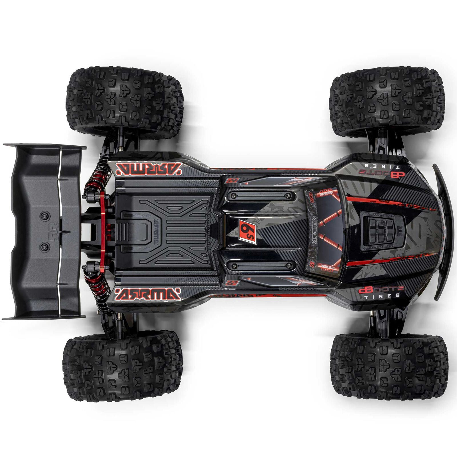 Arrma Kraton 6S EXB BLX RTR 1/8 4WD Brushless Speed Truck (Black) (V6) w/SLT3 2.4GHz Radio