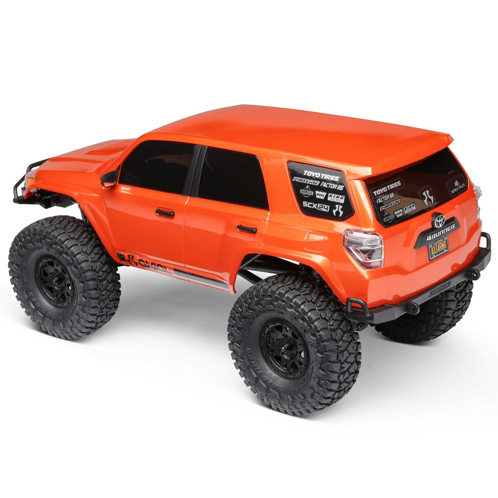 Axial 1/24 SCX24 Toyota 4Runner 4X4 RTR Brushed Rock Crawler (Battery & Charger Included), Orange