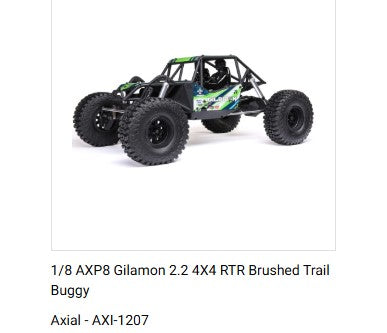 Spektrum RC SX117 Micro Metal Gear Servo For Axial AXP8 Gilamon RC Trail Buggy