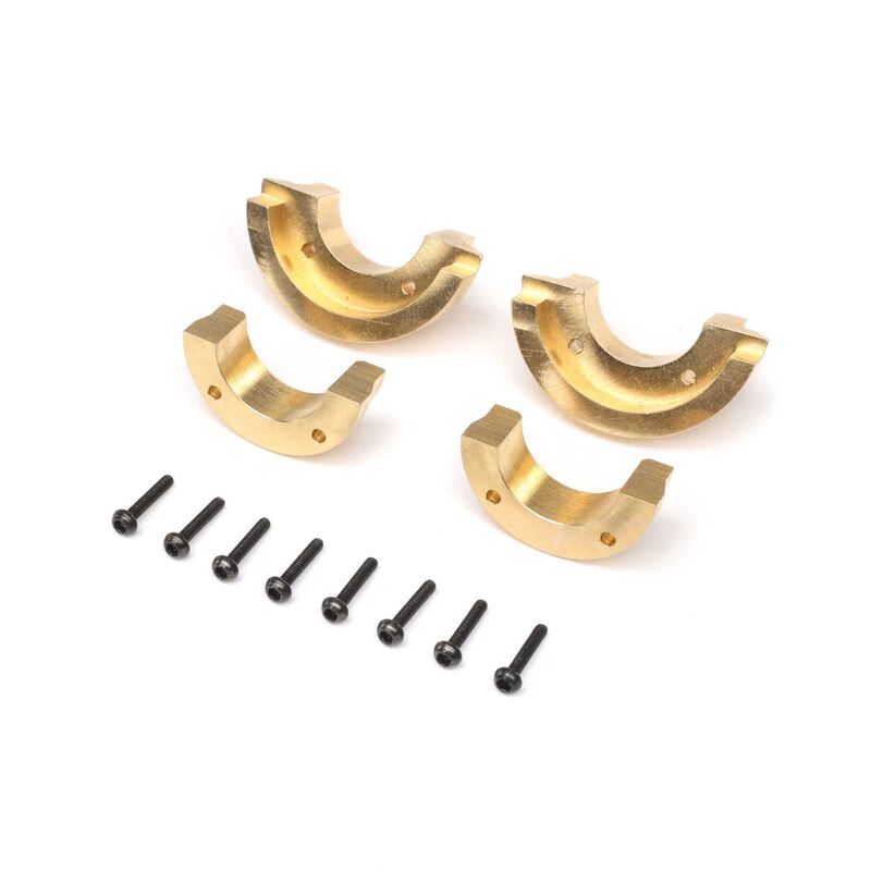 Axial SCX24/AX24 Brass Knuckle Weights (4) (28.8g)