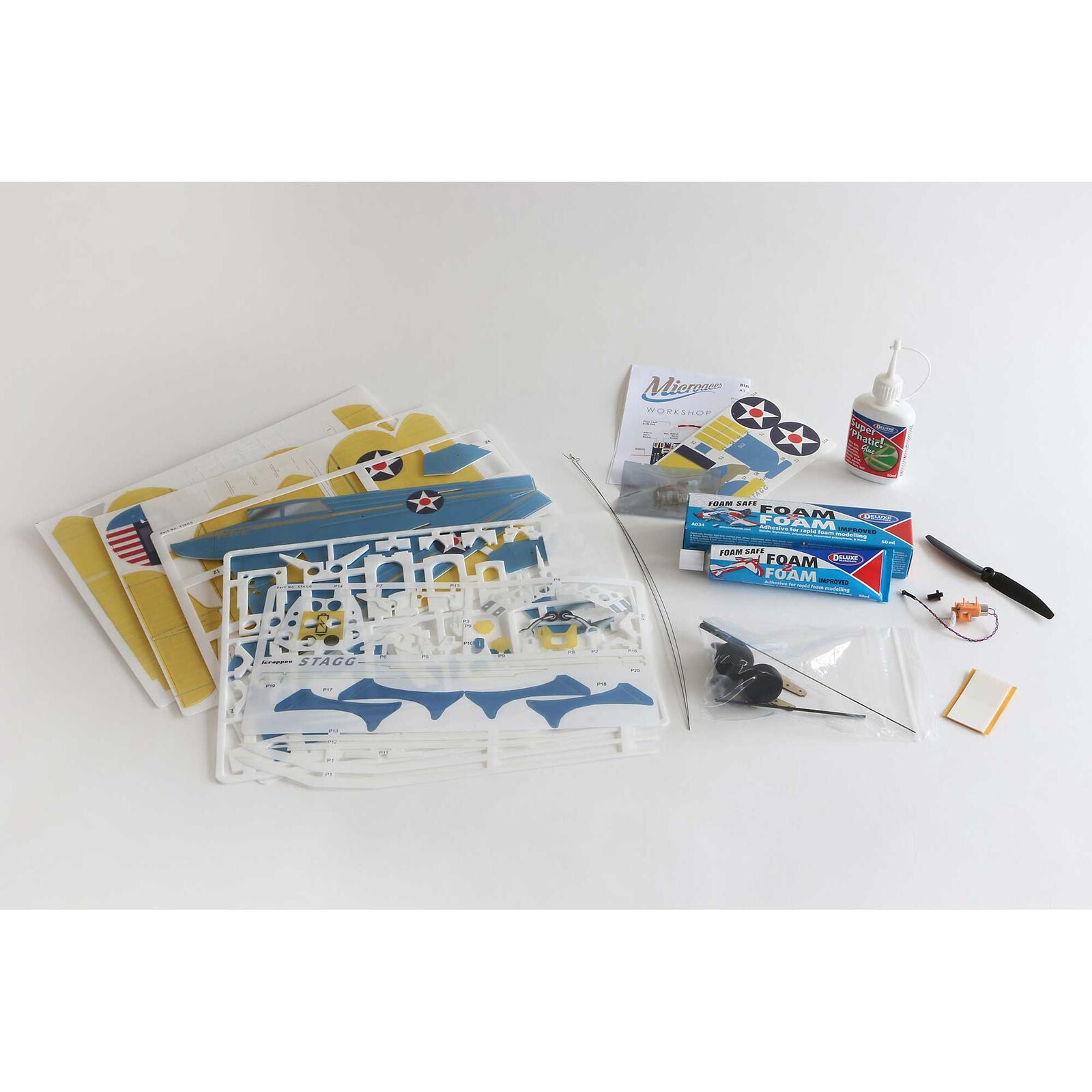 DELUXE Foam 2 Foam, Foam Safe Glue 50ml: EPO, EPS, Wood # DLMAD34