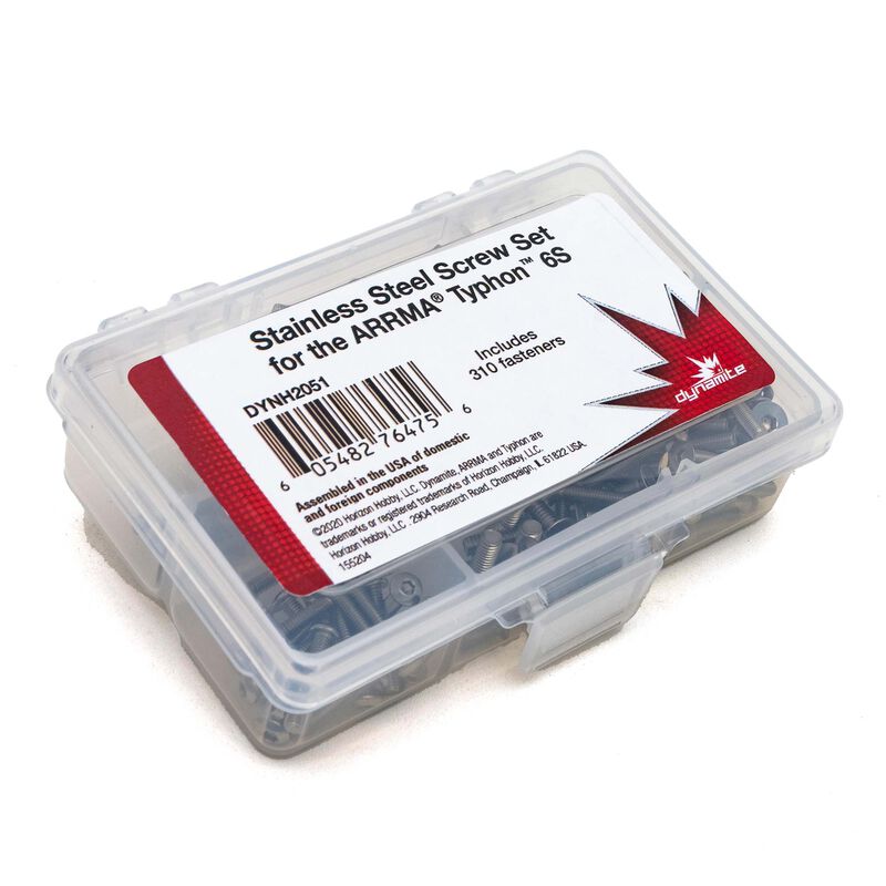 Dynamite Stainless Steel Screw Set: ARRMA TYPHON 6S