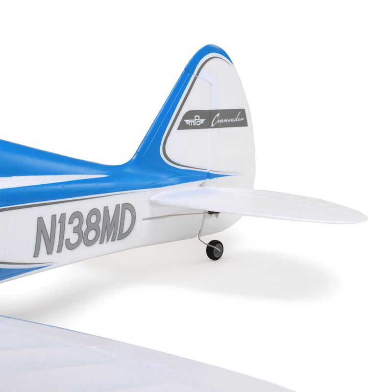 E-flite Commander mPd 1.4m BNF Basic Electric Airplane (1400 mm) w/AS3X & SAFE Select