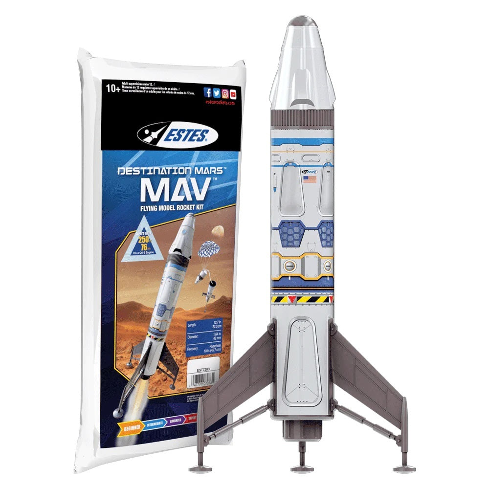 Estes Destination Mars MAV Model Rocket Kit (18mm Standard Engine)