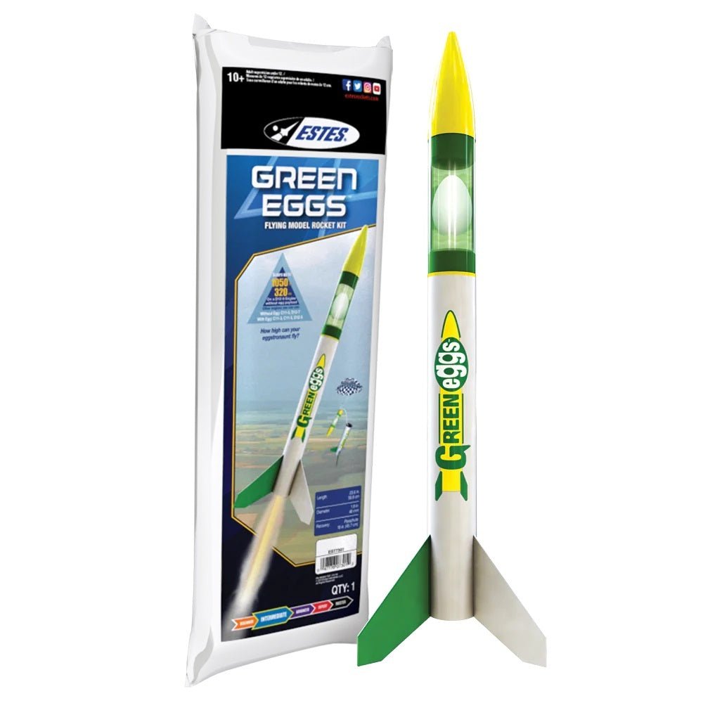 Estes Green Eggs Intermediate Model Rocket Kit (24mm Engine)