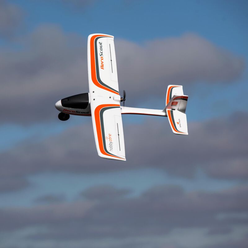 HobbyZone AeroScout S 2 1.1m RTF Trainer Electric Airplane (1095mm) w/SAFE & DXS Transmitter