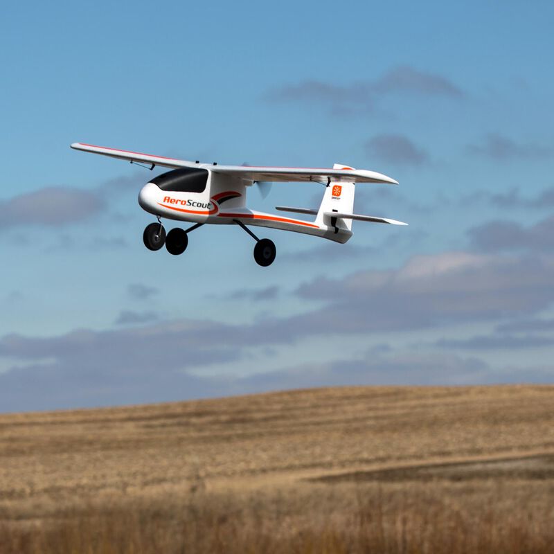 HobbyZone AeroScout S 2 1.1m RTF Trainer Electric Airplane (1095mm) w/SAFE & DXS Transmitter