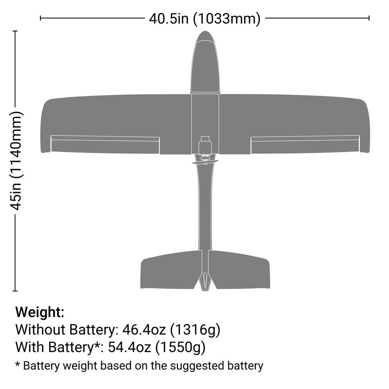 HobbyZone AeroScout S 2 1.1m RTF Trainer Electric Airplane (1095mm) w/SAFE & DXS Transmitter