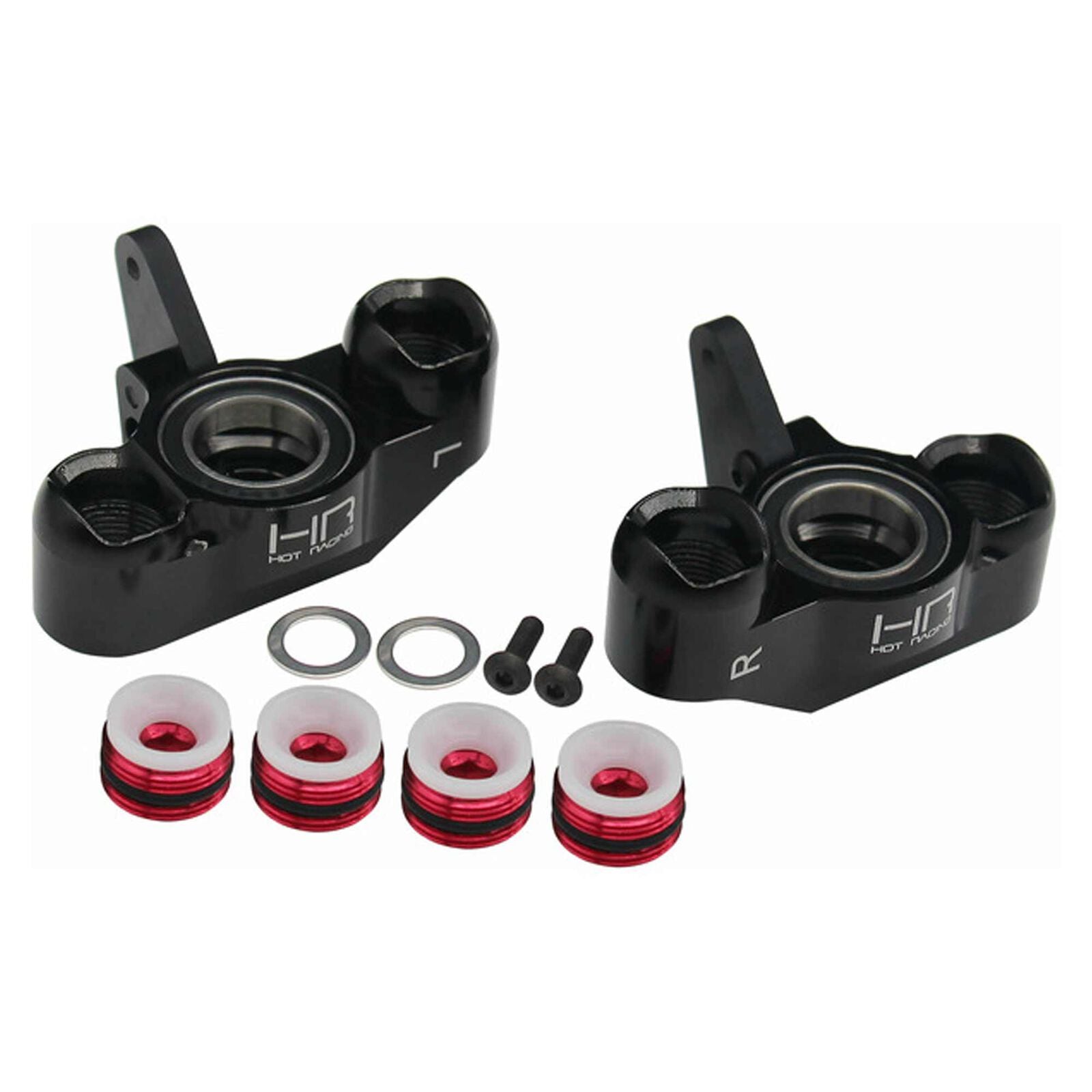 Hot Racing Aluminum Steering Blocks HD Bearings 1/7 Felony, Infraction ,Mojave ,Limitless , Typhon 6s BLX.
