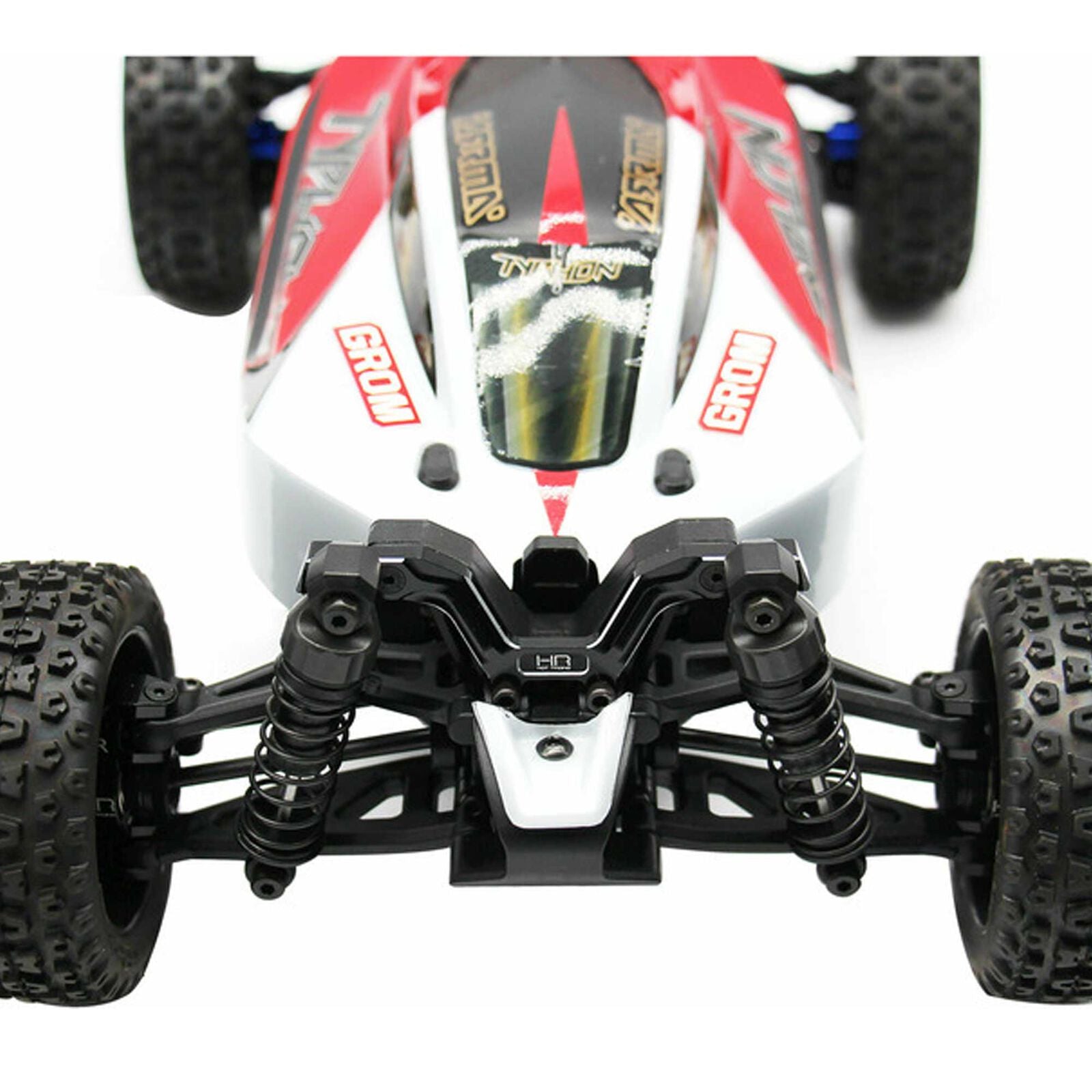Hot Racing Aluminum Front Shock Tower Brace, 1/14 ARRMA Typhon GROM